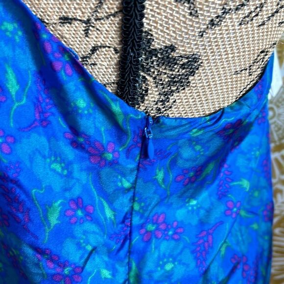 NWT Veronica Beard Lyric Floral Silk One Shoulder Top in Cobalt Multi $348 sz 14 - Picture 13 of 16